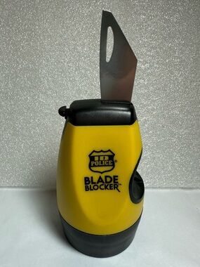 Police Secure Pattern Money Marker in Yellow and Black
